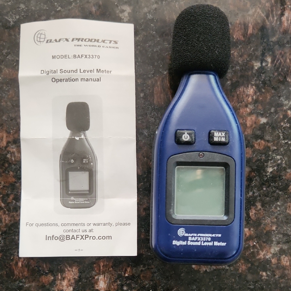 Blue Digital Sound Level Meter